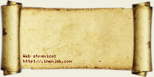 Josif Binić vizit kartica